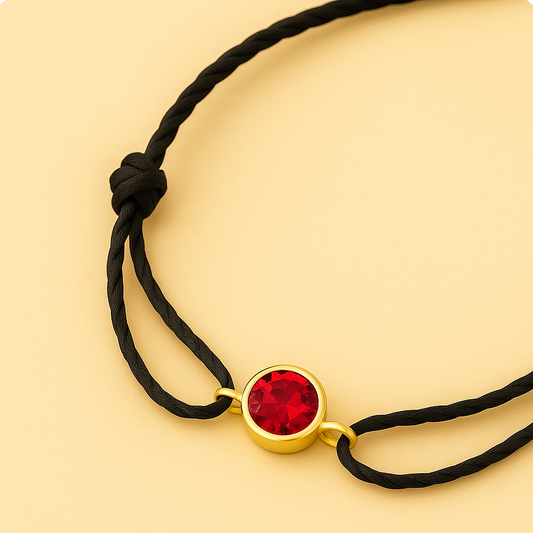 Geburtsstein-Armband Juli (0,1 ct)