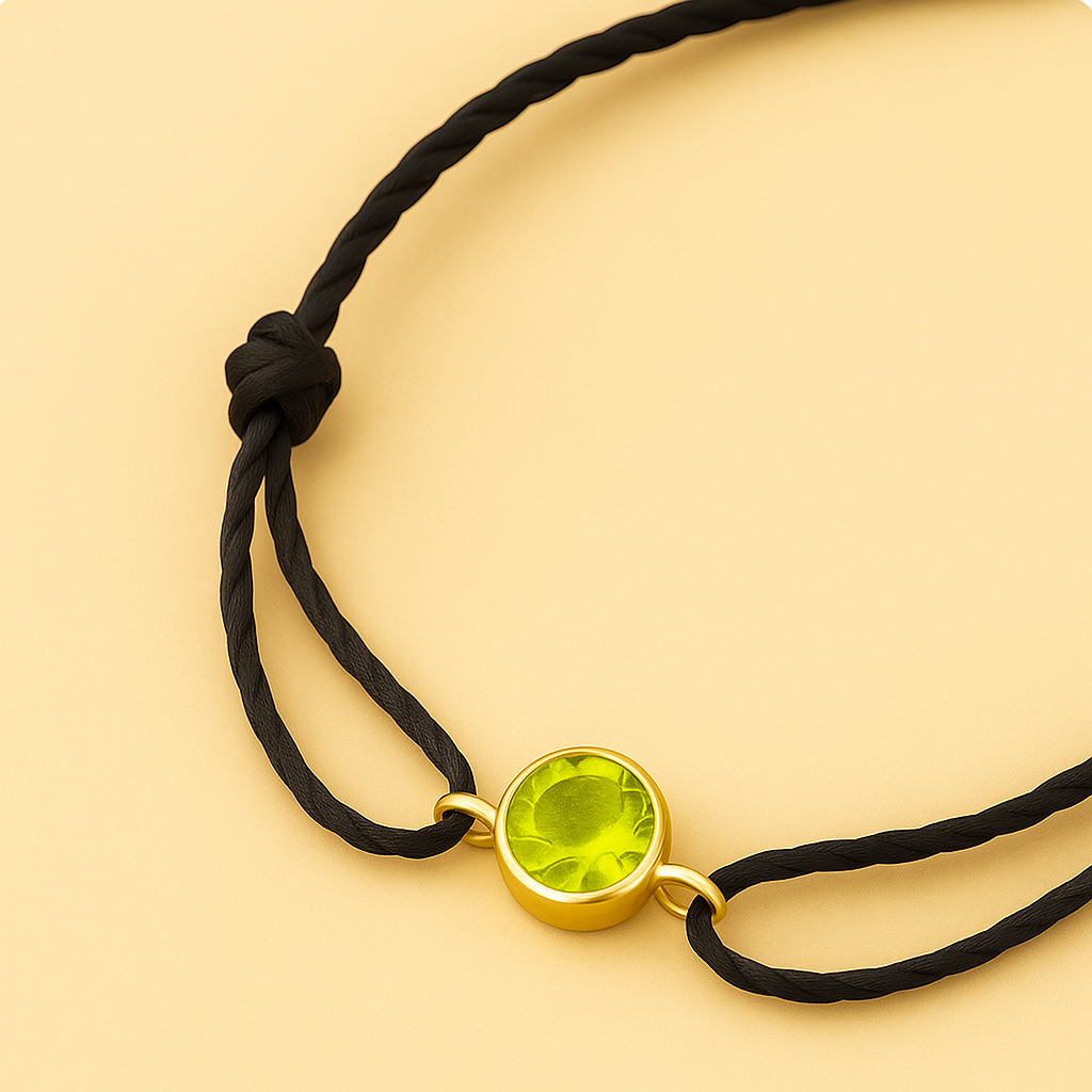 Geburtsstein-Armband August (0,1 ct)