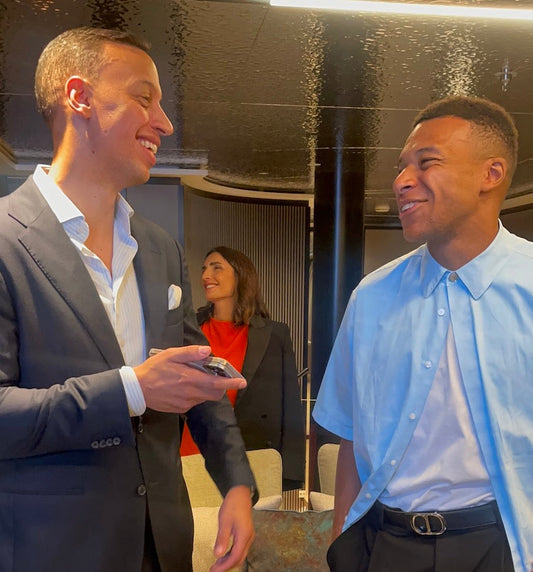 AVAEL-Gründer treffen Kylian Mbappé in Monaco
